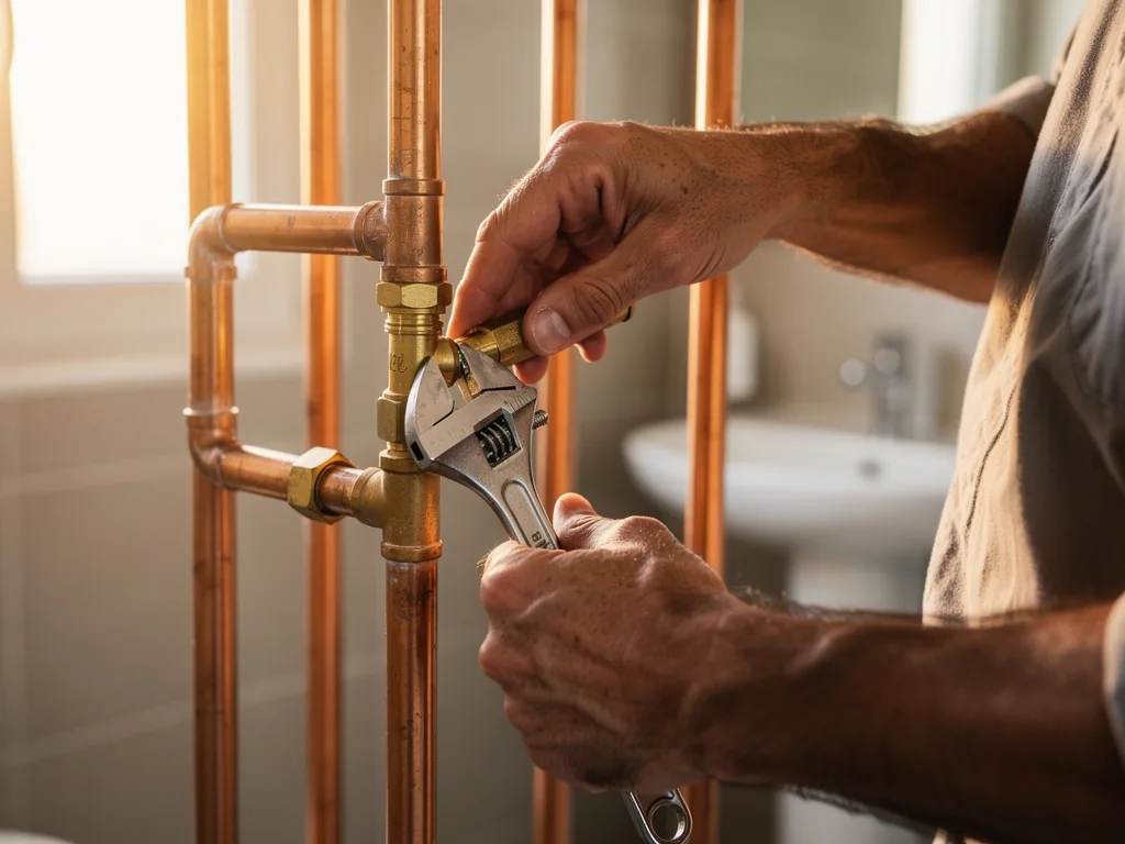 Intervention plombier à Issy-les-Moulineaux : artisan au travail